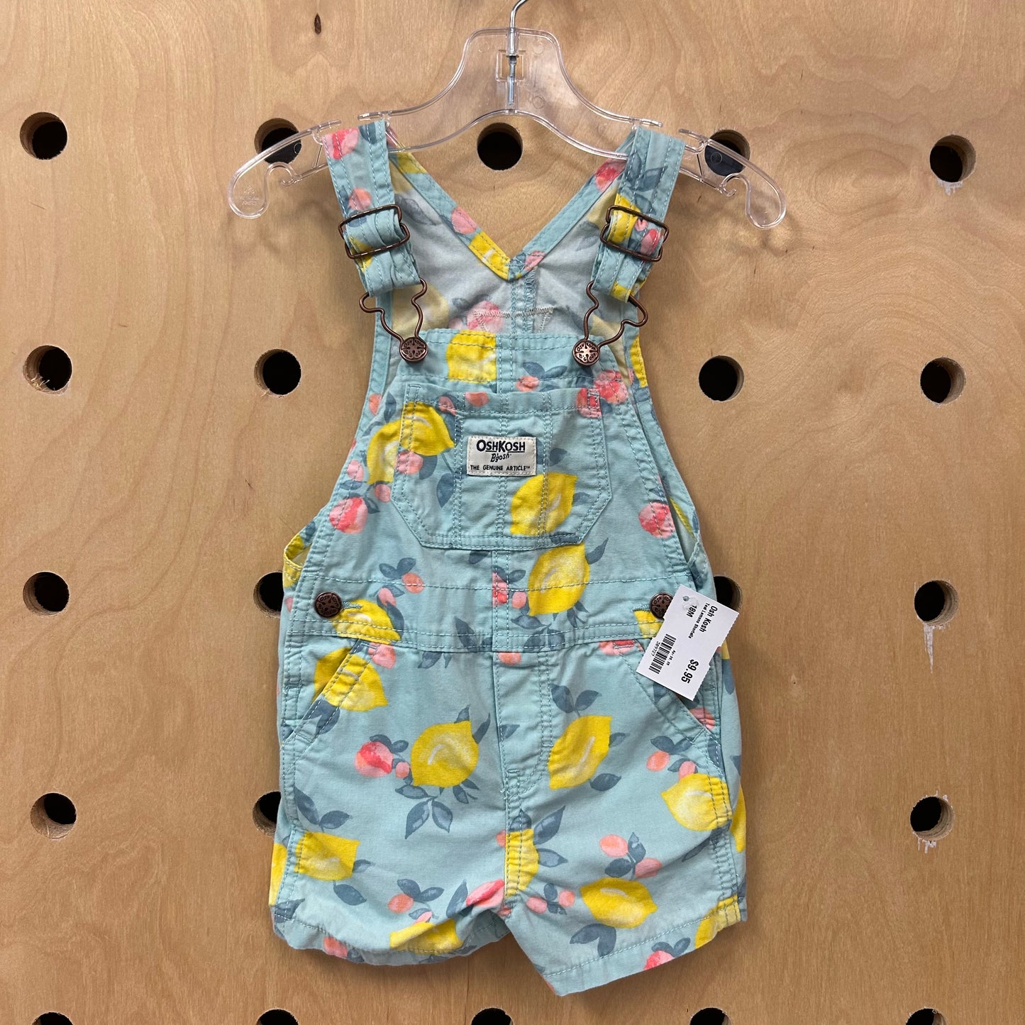 Teal Lemons Shortalls