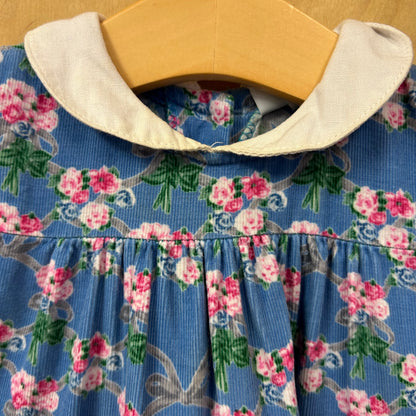 Mousefeathers Blue Floral Dress