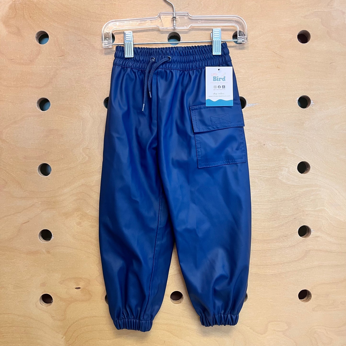 Navy Waterproof Joggers