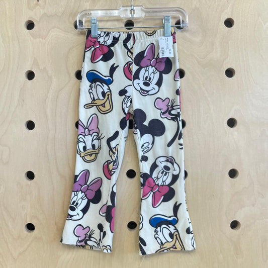 Cream Friends Flare Soft Leggings
