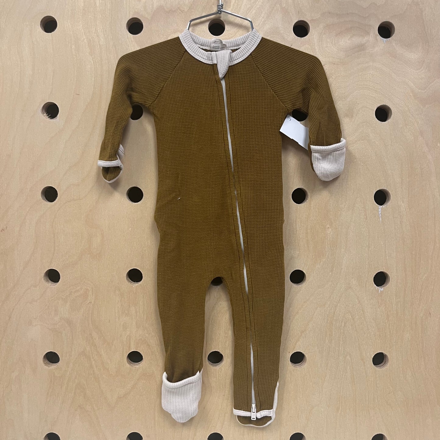 Mustard Gold Thermal Footies