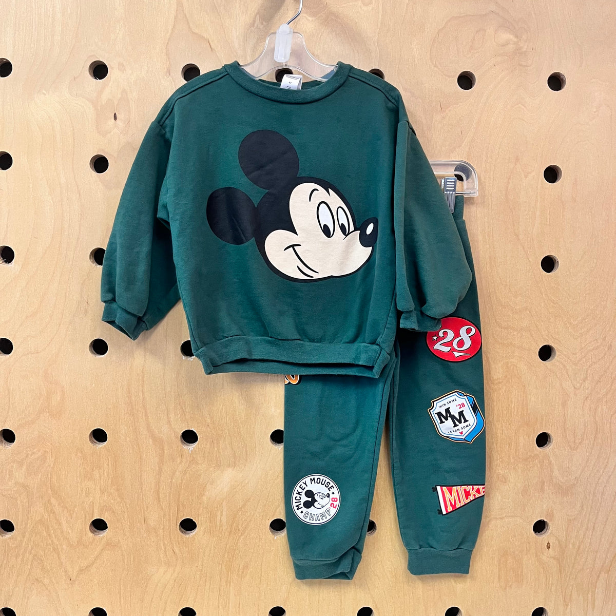 Green Varsity Mickey Outfit