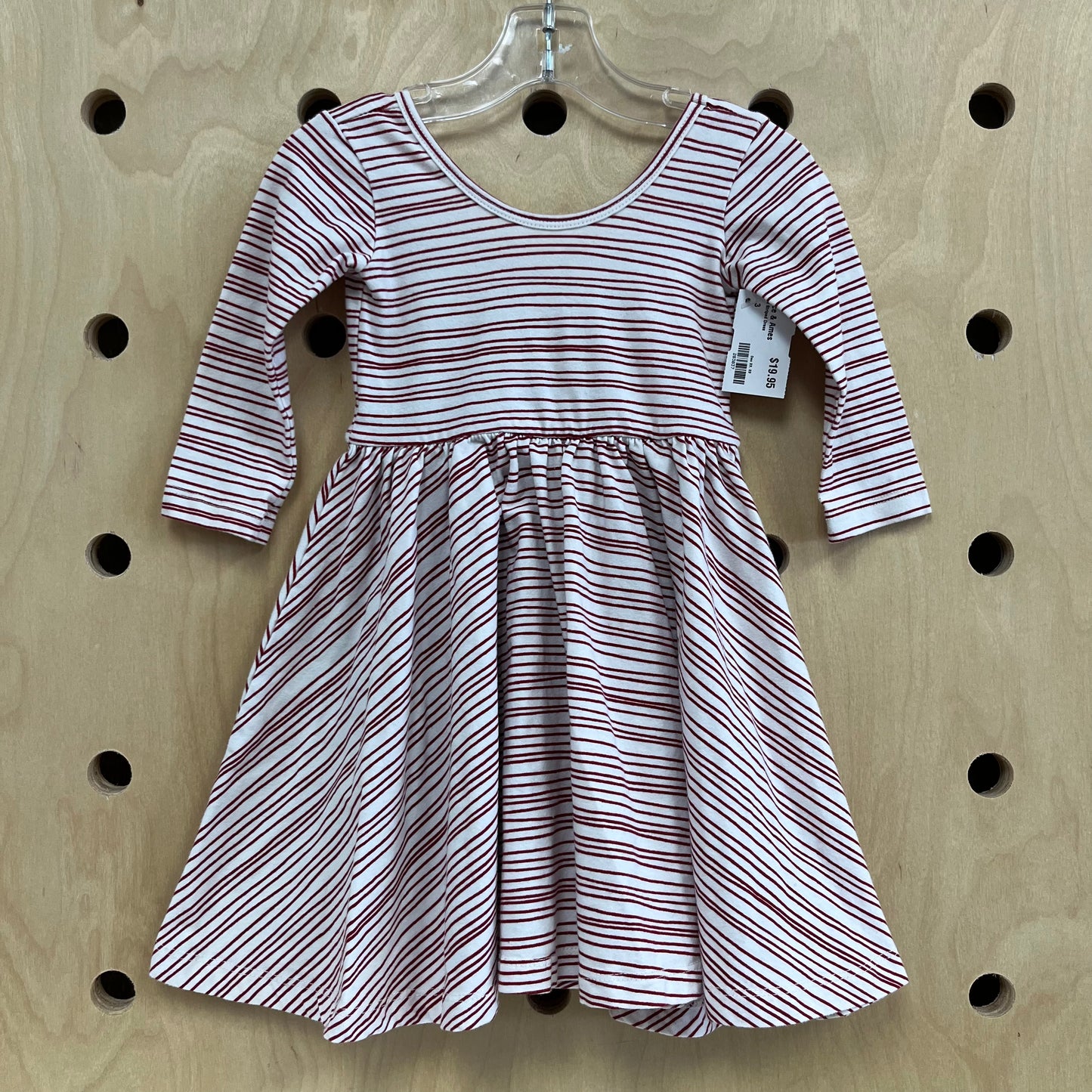 Red Striped Dress