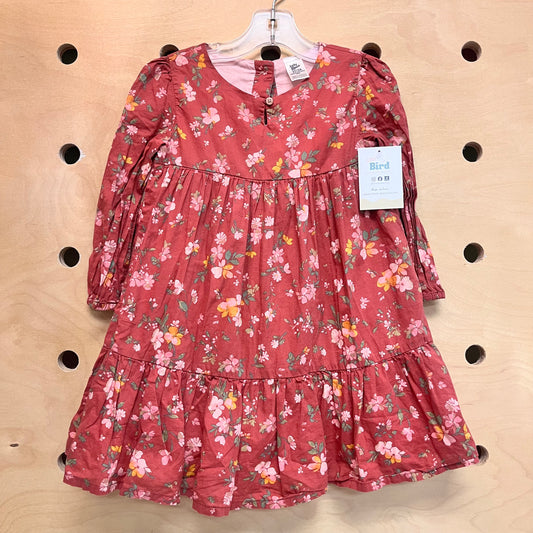 Red Floral Dress