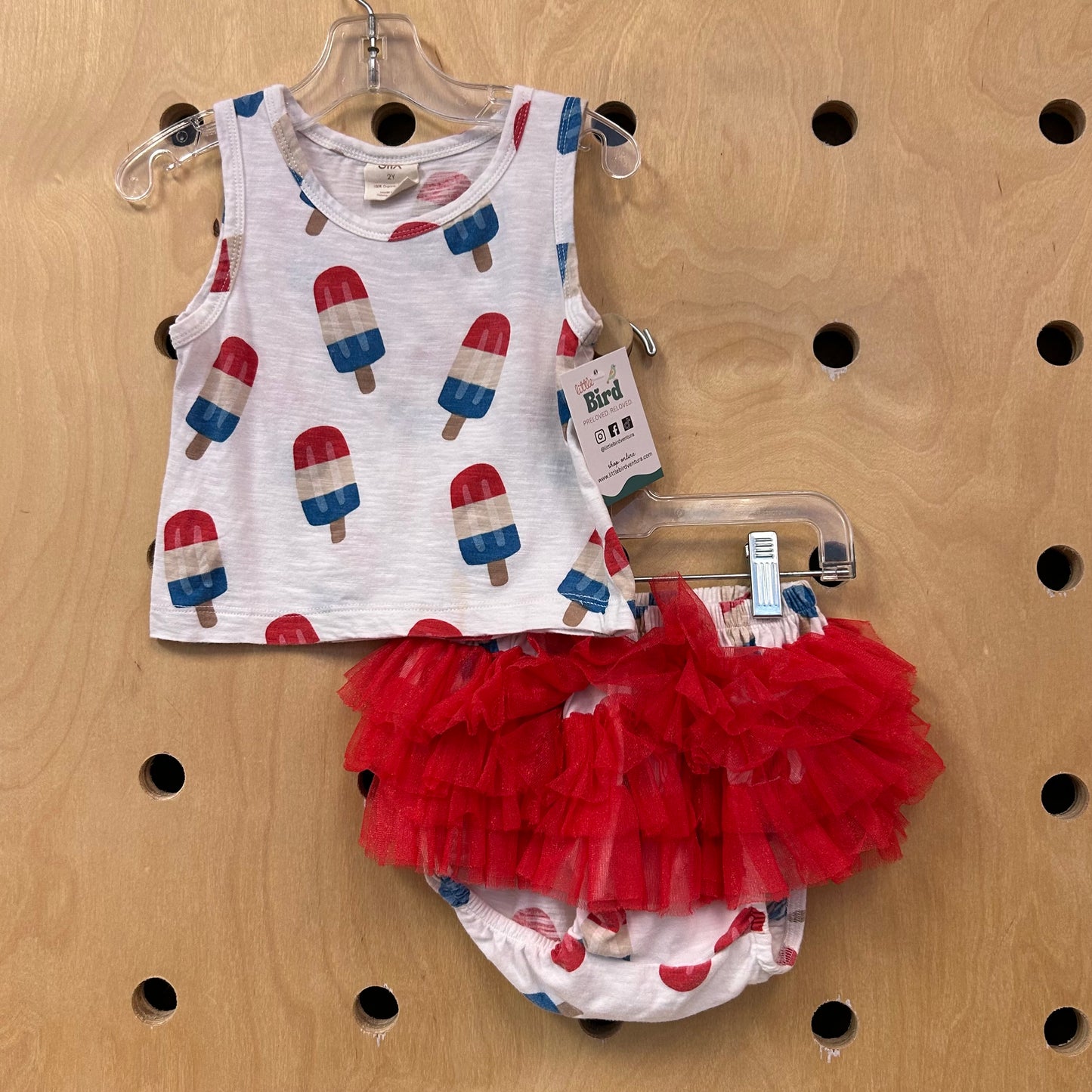Organic Americana Popsicles Tulle Outfit