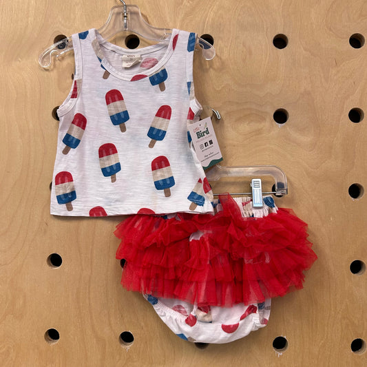 Organic Americana Popsicles Tulle Outfit