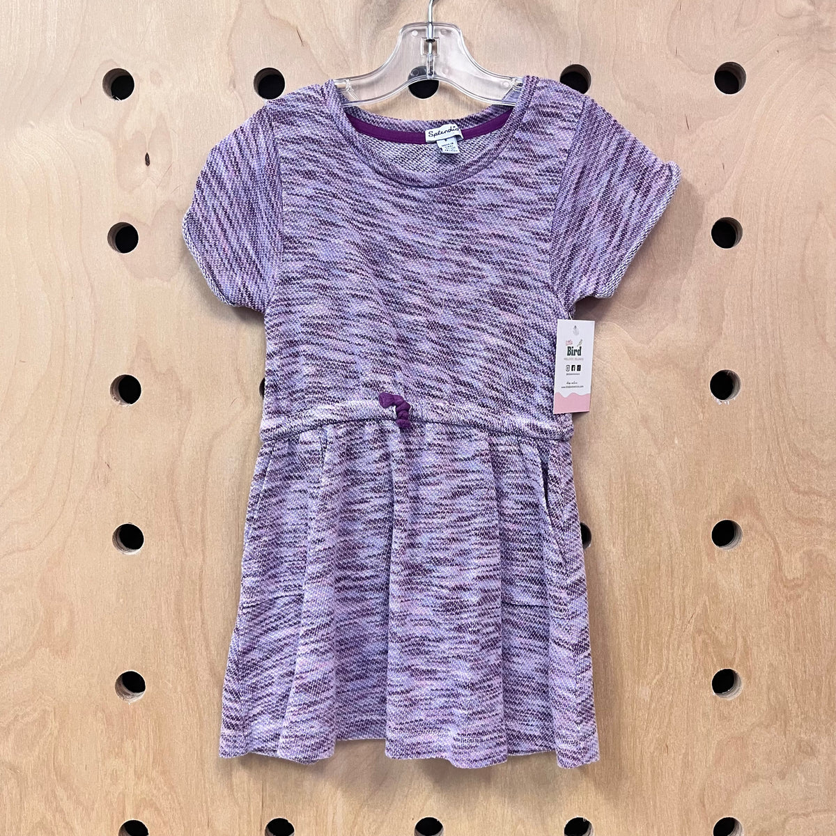 Purple Heather Knit Dress