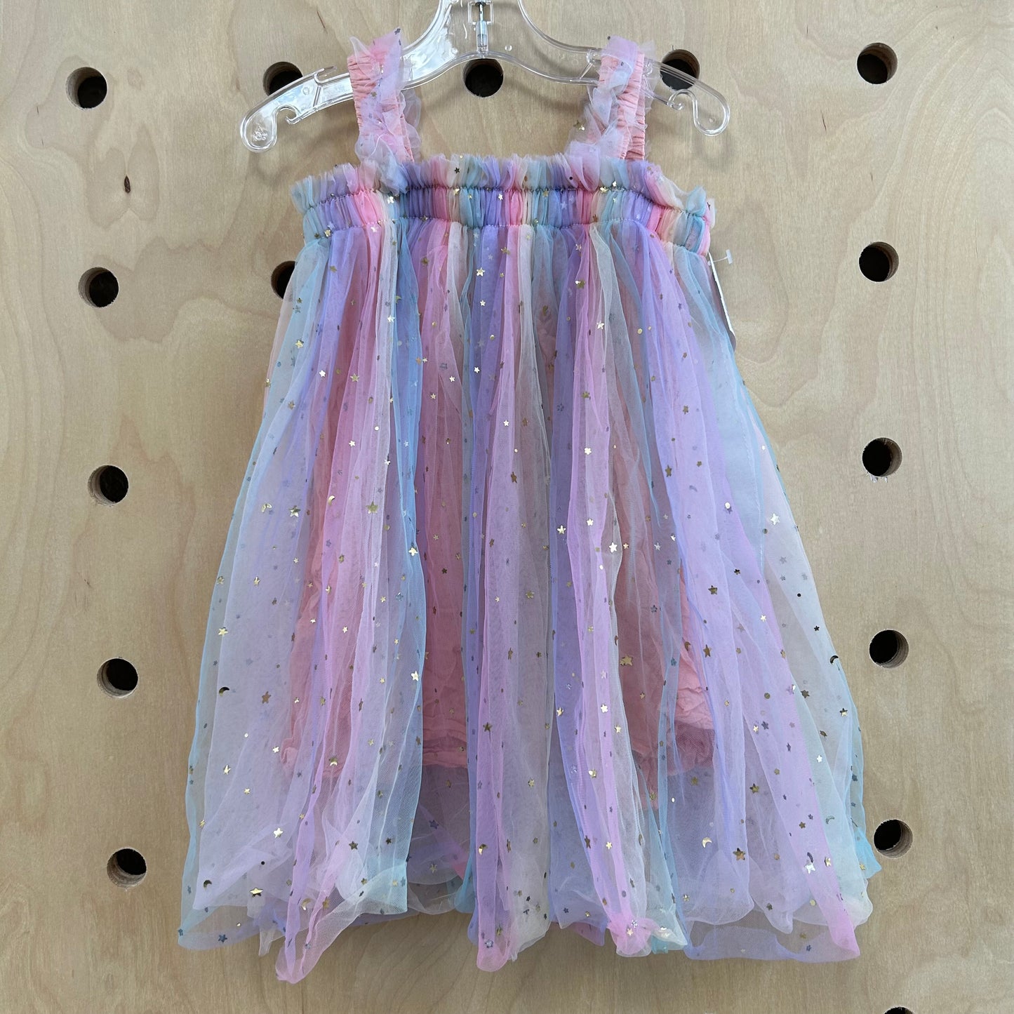 Celestial Rainbow Tulle Dress