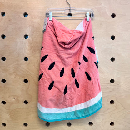 Watermelon Terry Hooded Towel