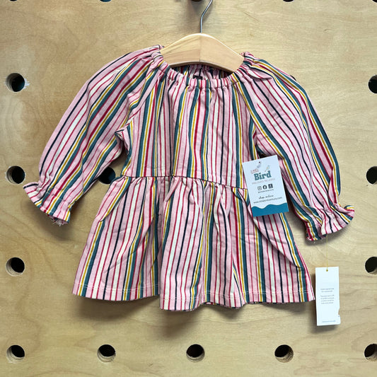 Pink Striped Dress NEW!