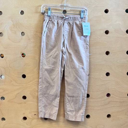 Khaki Drawstring Joggers