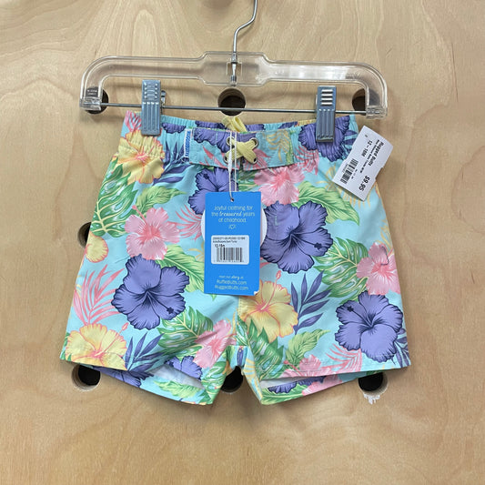 Blue Hibiscus Swim Trunks NEW!