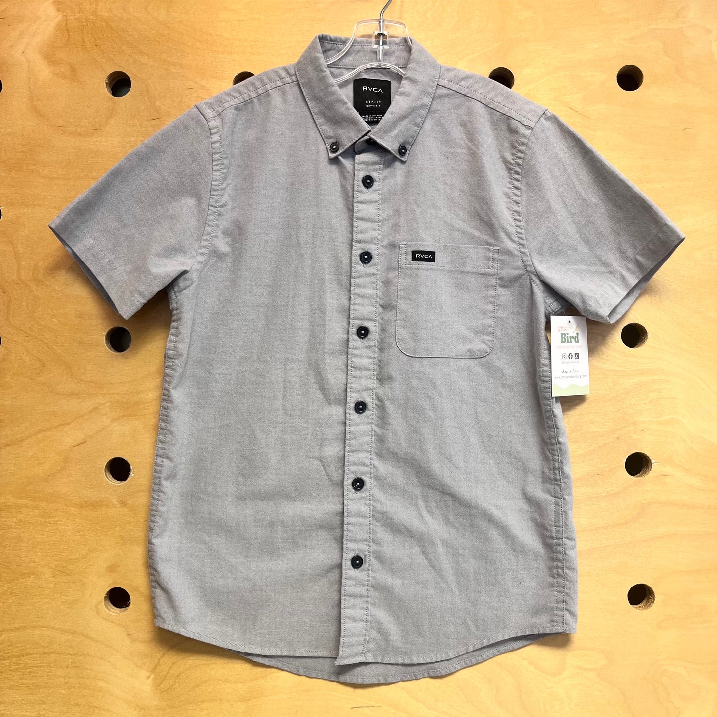 Grey Button Up