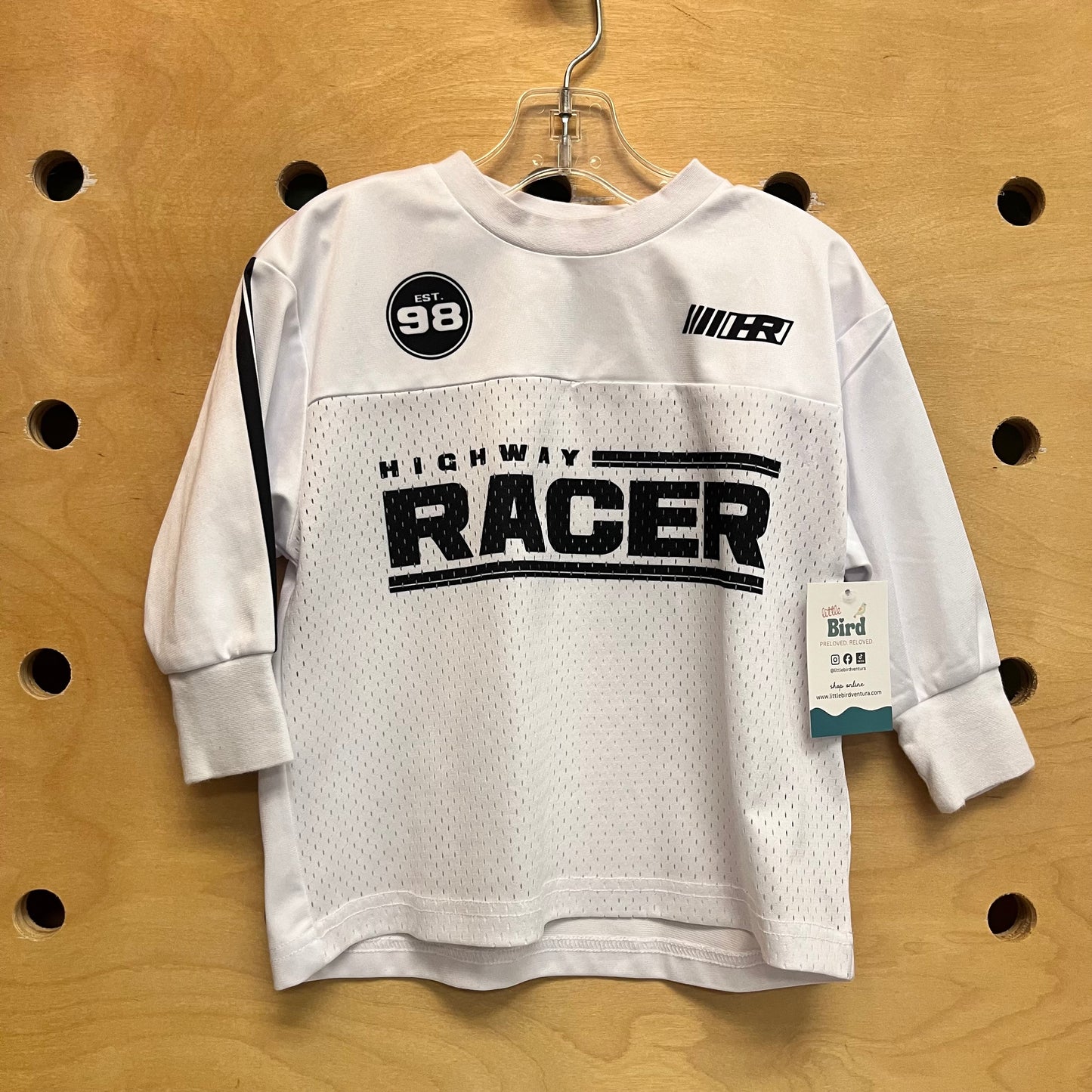 White Breathable 'Highway Racer' LS