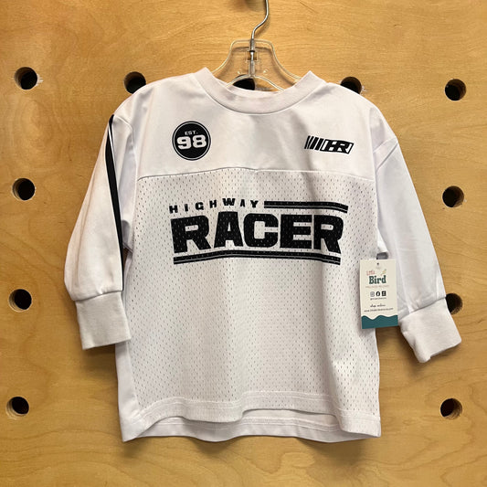 White Breathable 'Highway Racer' LS