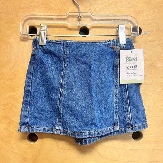 Denim Skorts