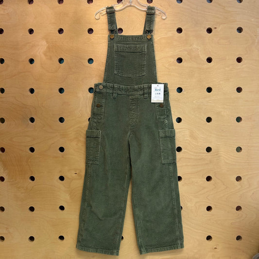 Green Cord Overalls