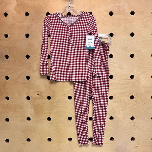 Red Gingham Bamboo Pajamas