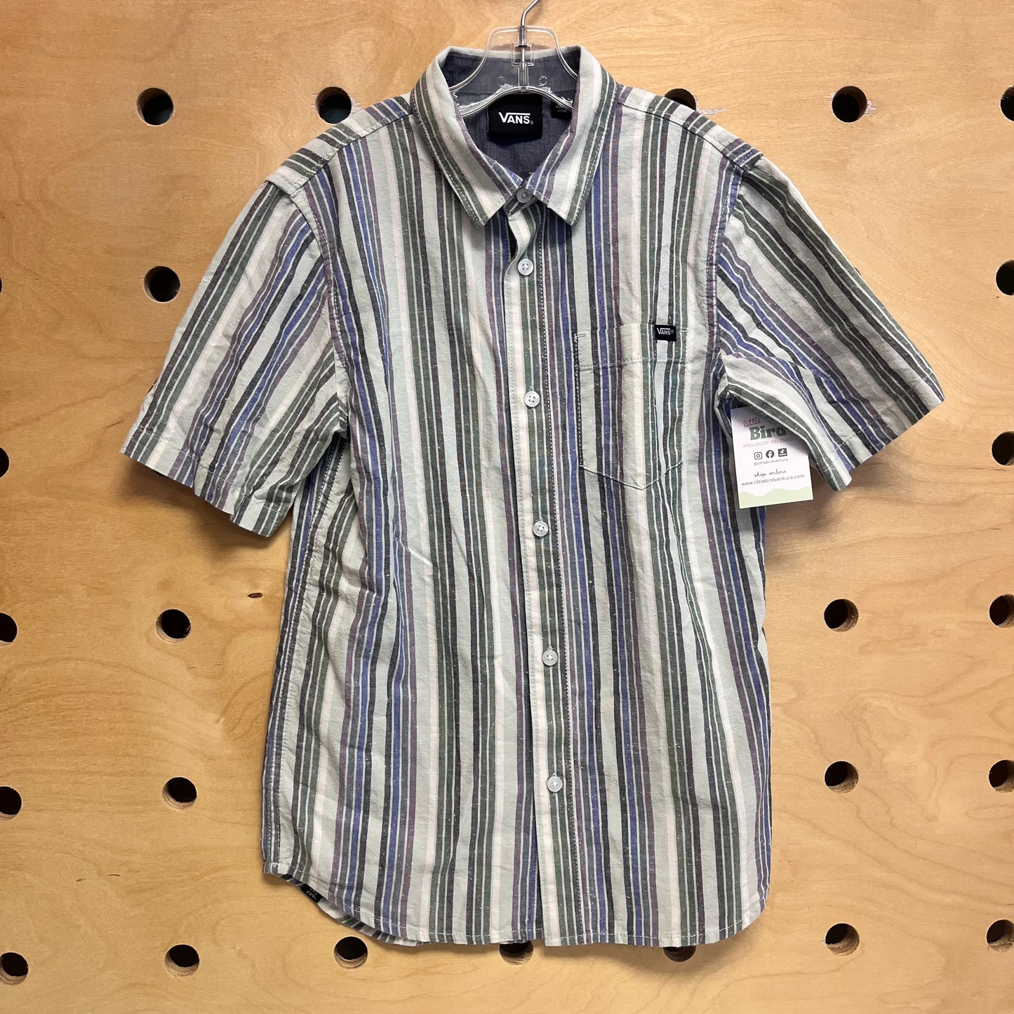 Greens Striped Button Up