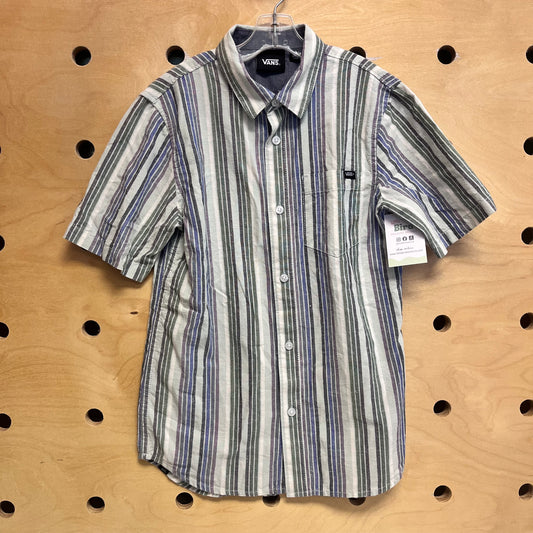 Greens Striped Button Up