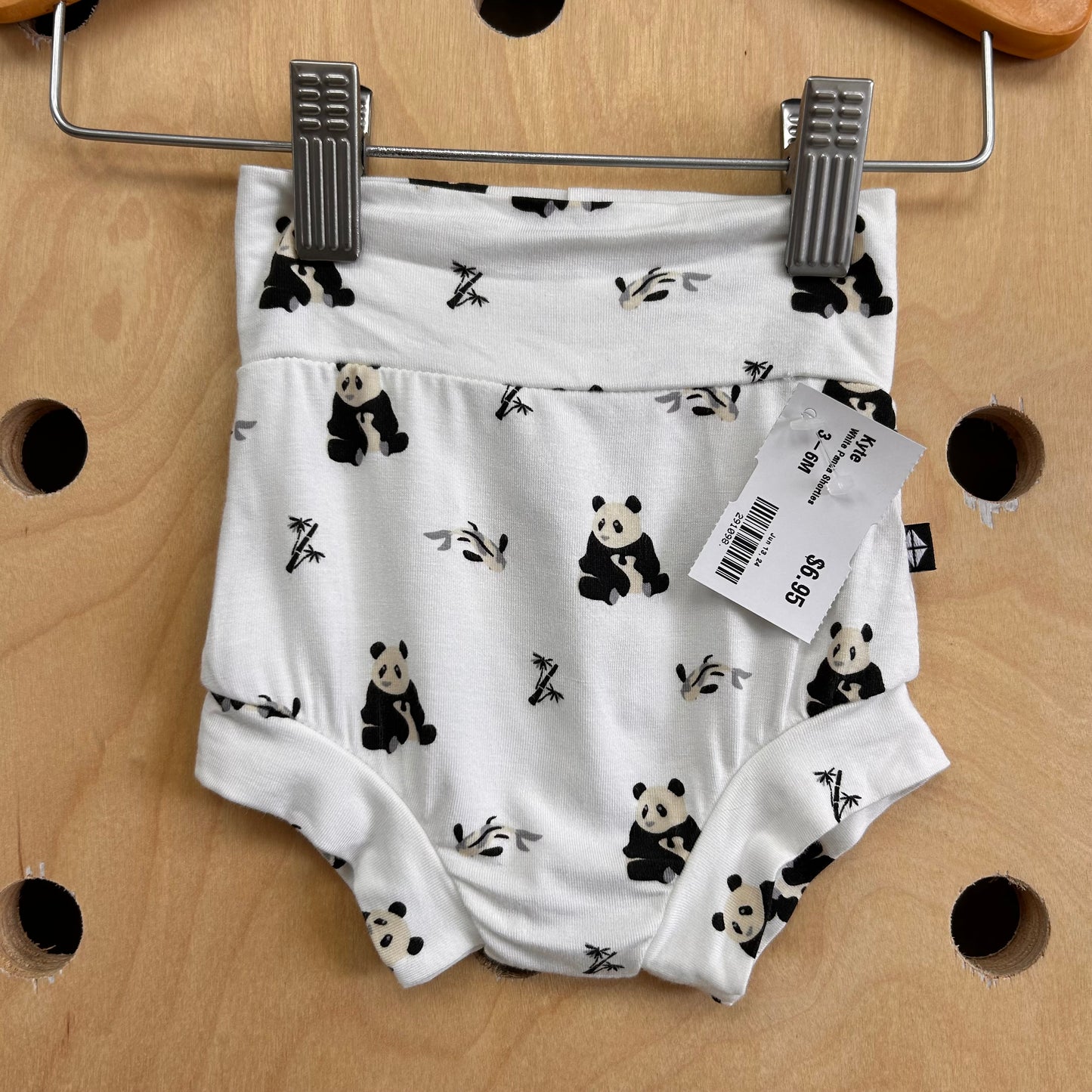 White Panda Shorties