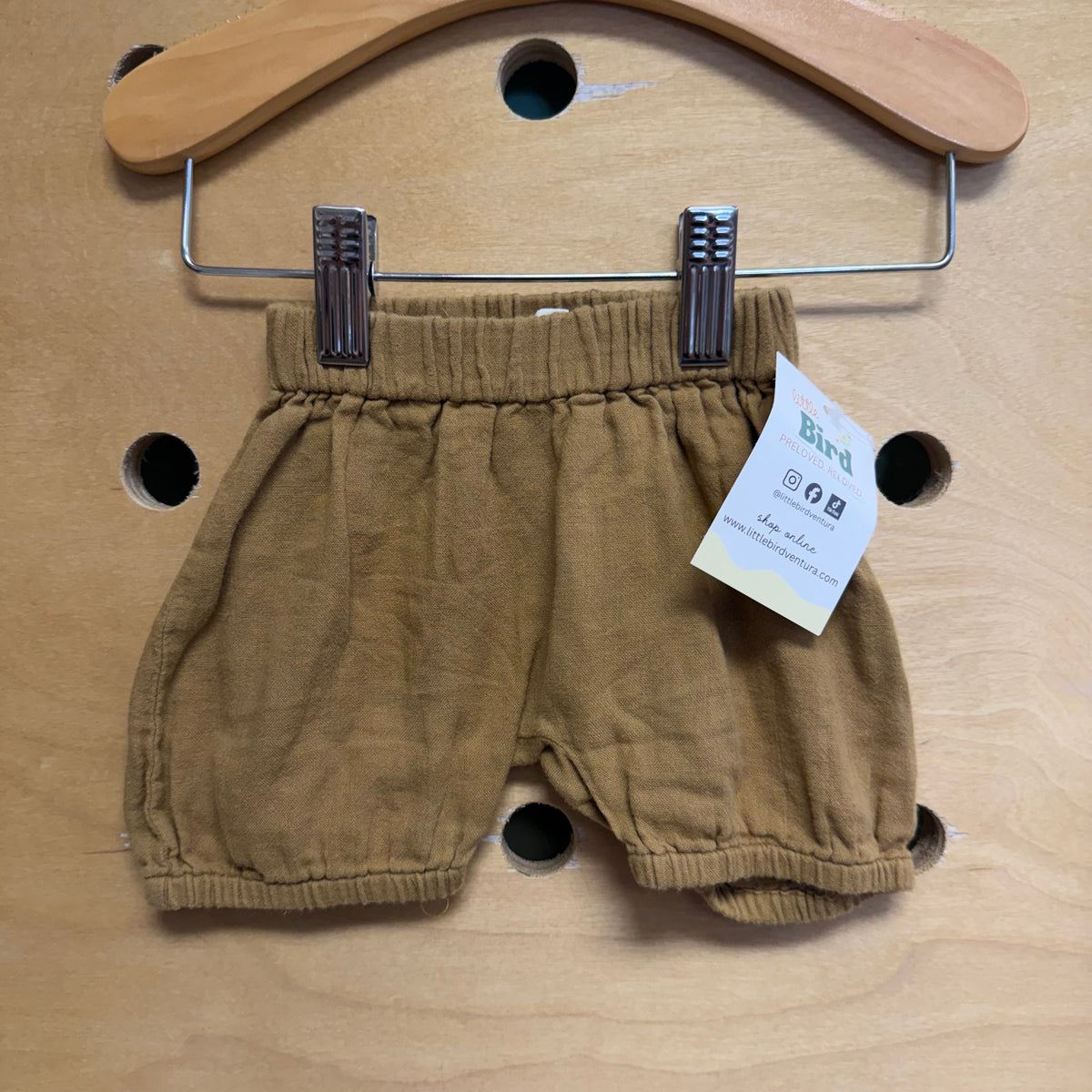 Earthy Brown Organic Shorts