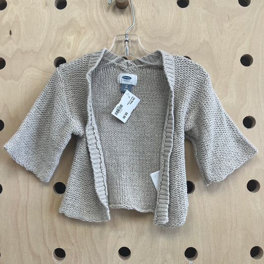Beige Knit Cardigan