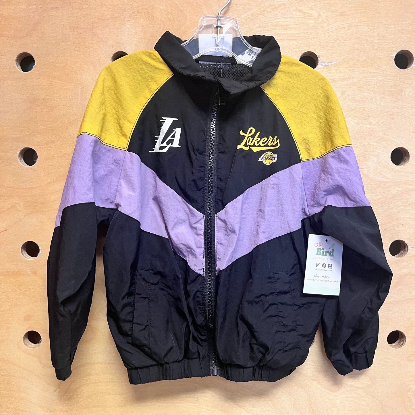 Black Lakers Zip Jacket