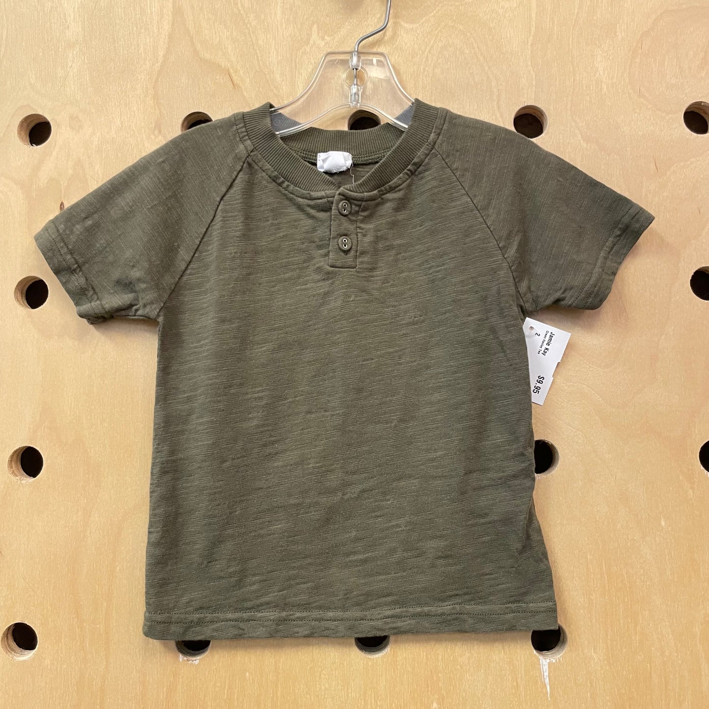 Green Henley Tee