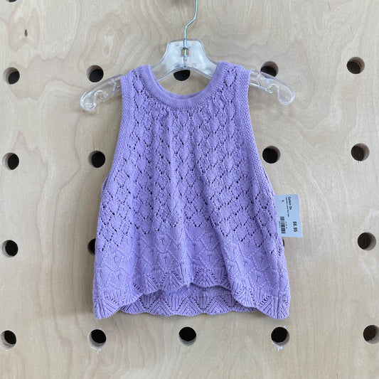 Lavender Loose Knit Tank