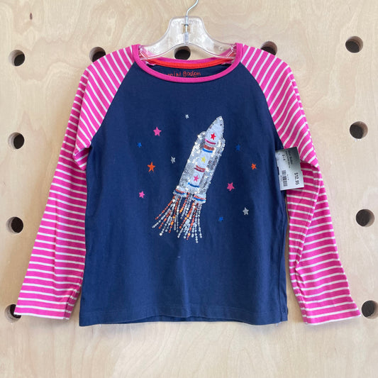 Sequin Rocket Ship Tee