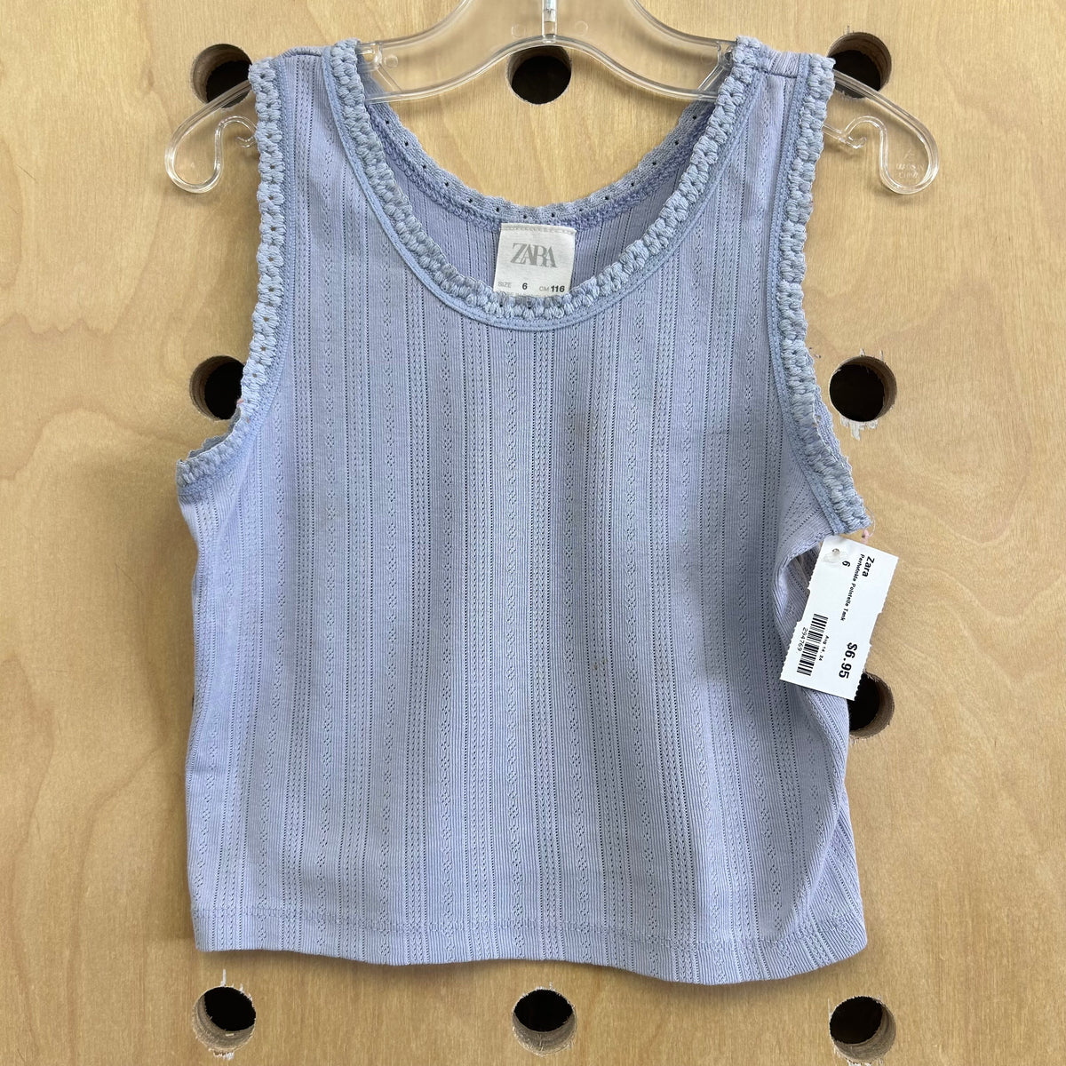Periwinkle Pointelle Tank