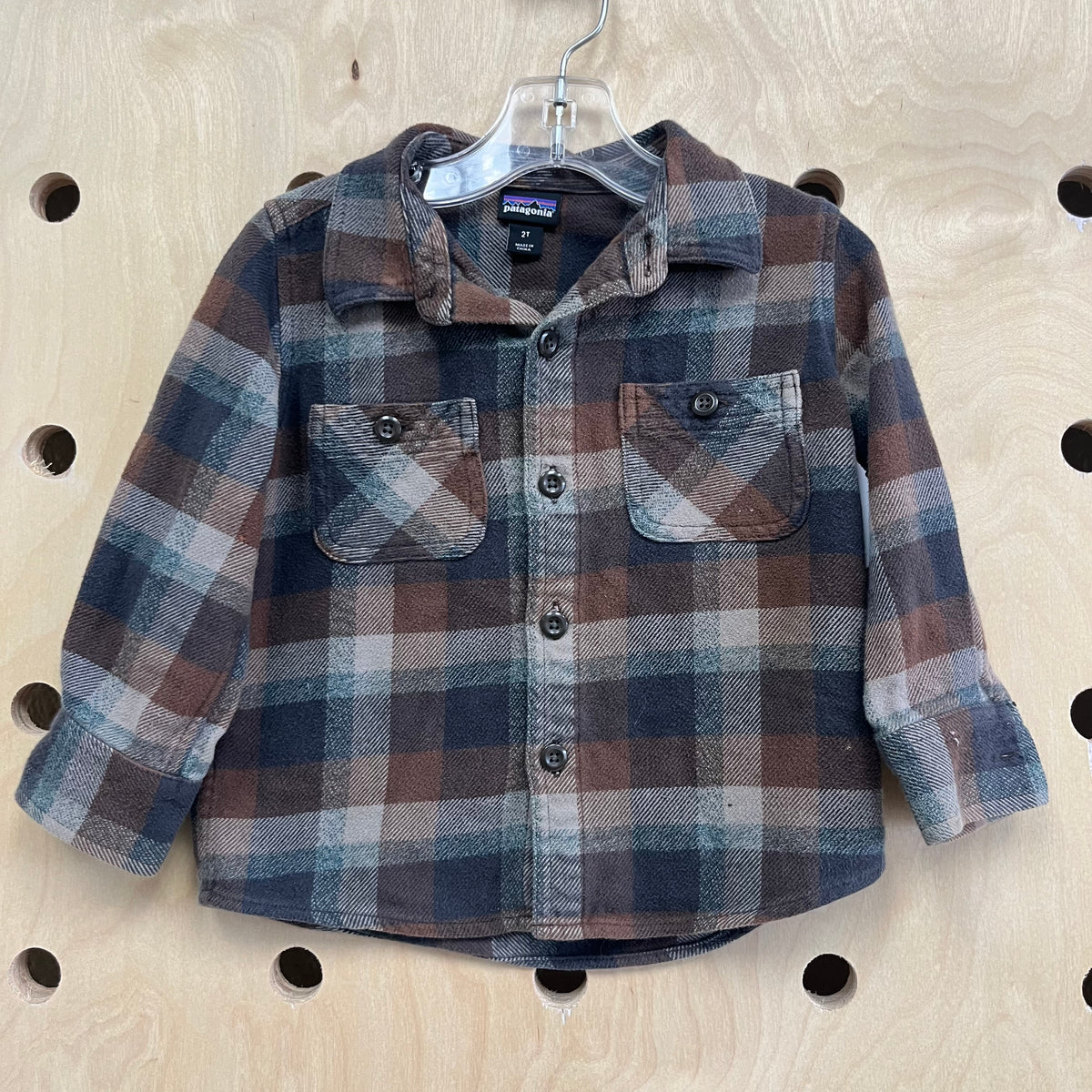 Brown Plaid Flannel Shacket