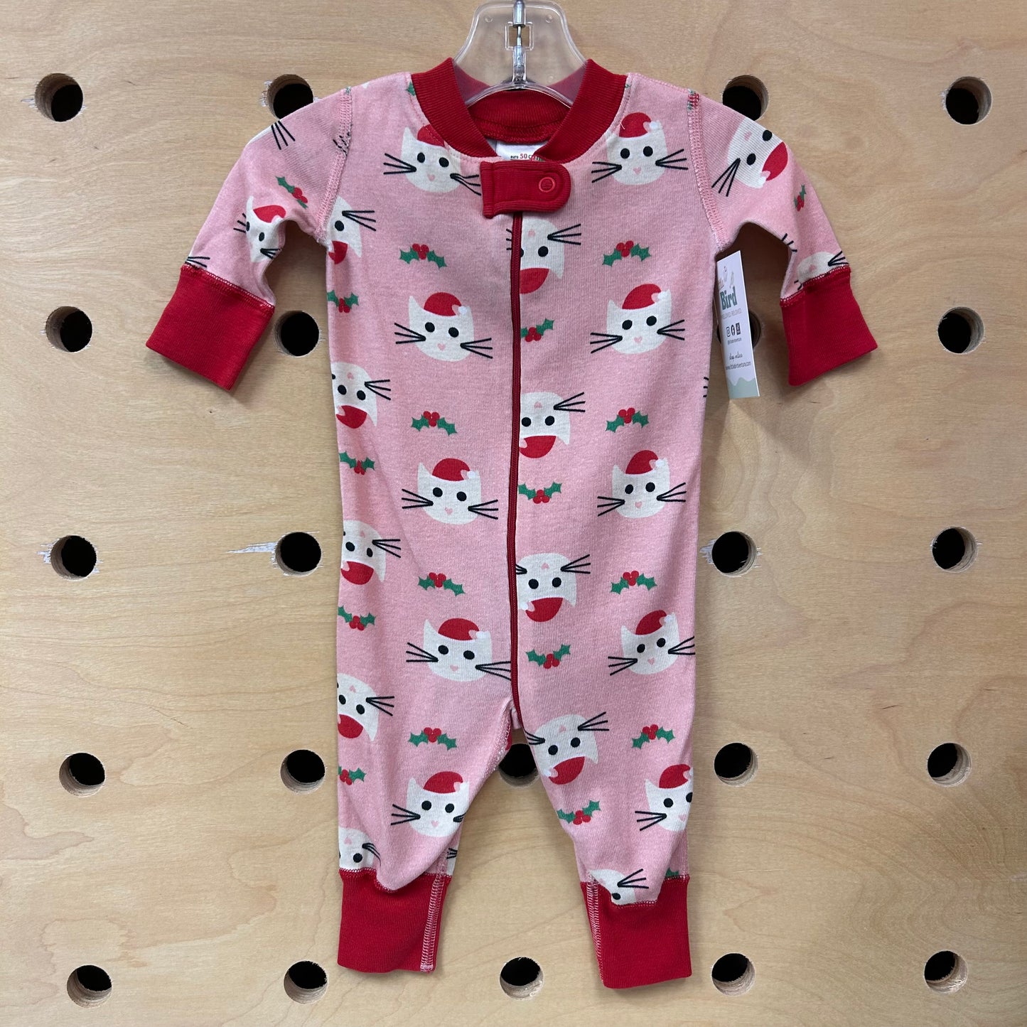 Organic Pink Santa Kitty Zippy