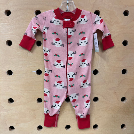 Organic Pink Santa Kitty Zippy