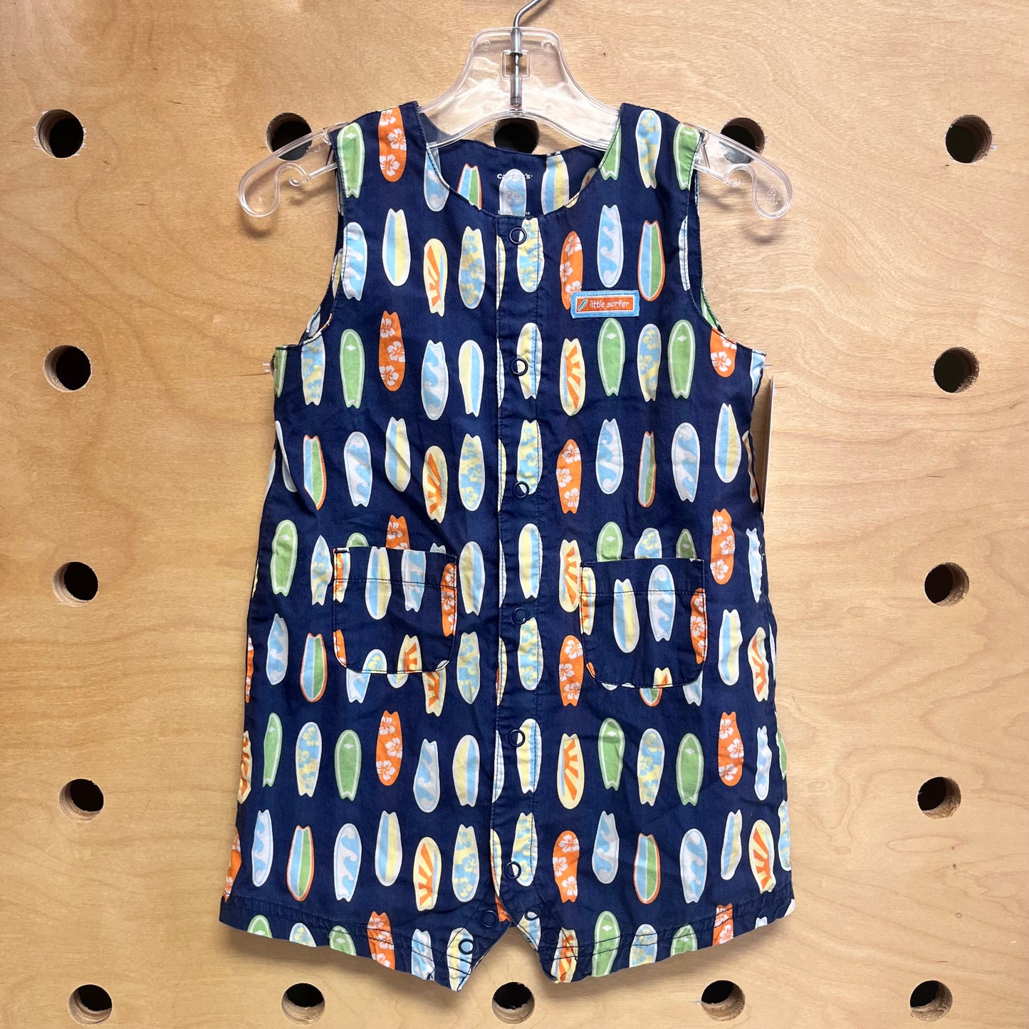 Blue Surfboards Snap Romper