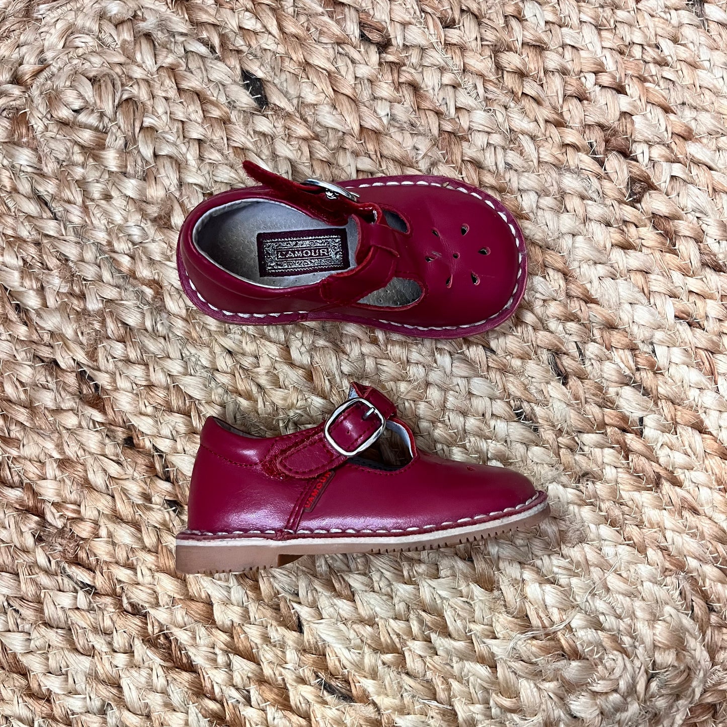 Red Leather Mary Janes