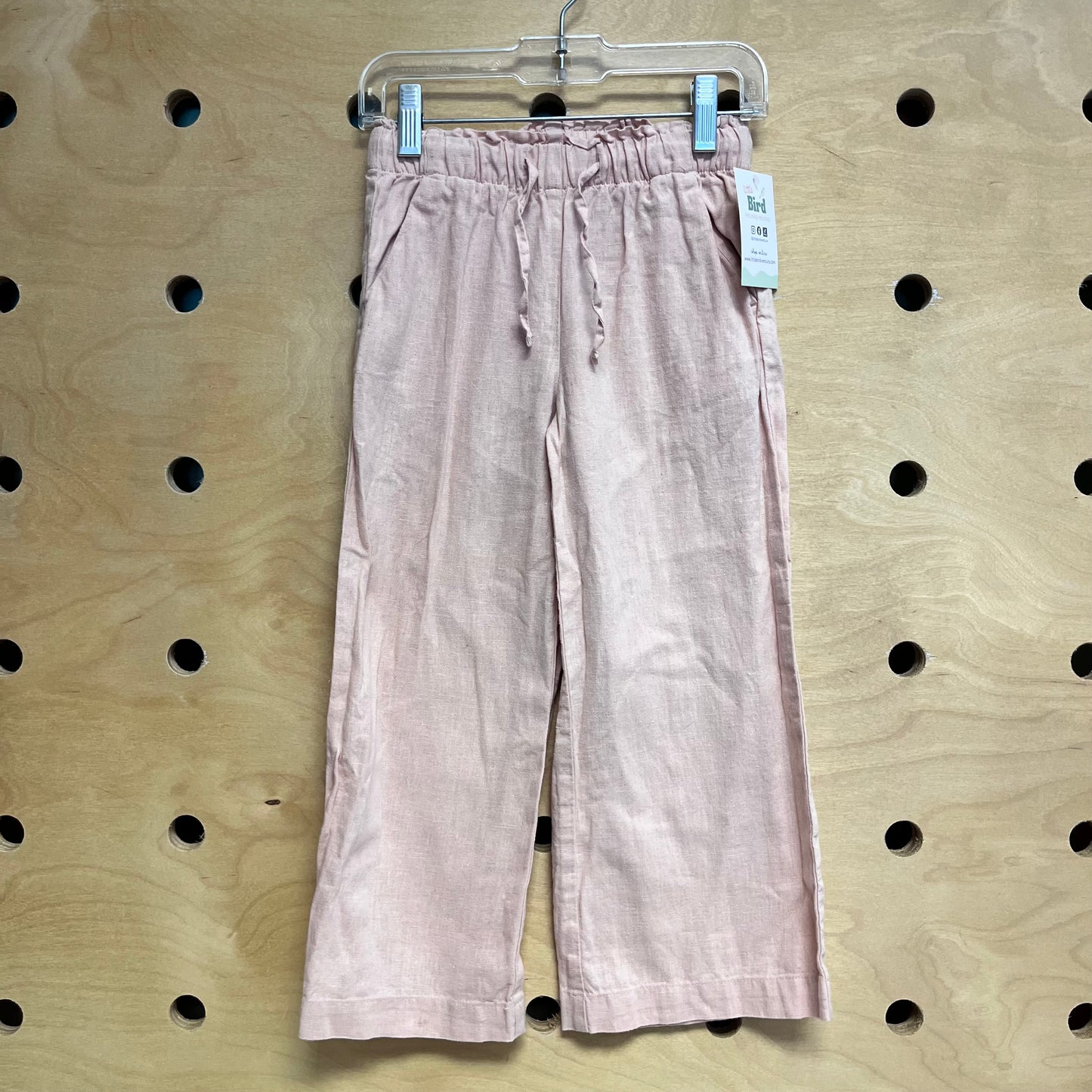 Linen Blend Blush Pants
