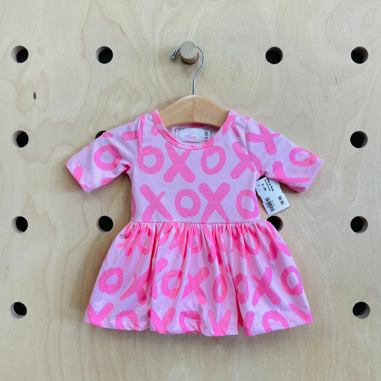 Pink XOXO Romper