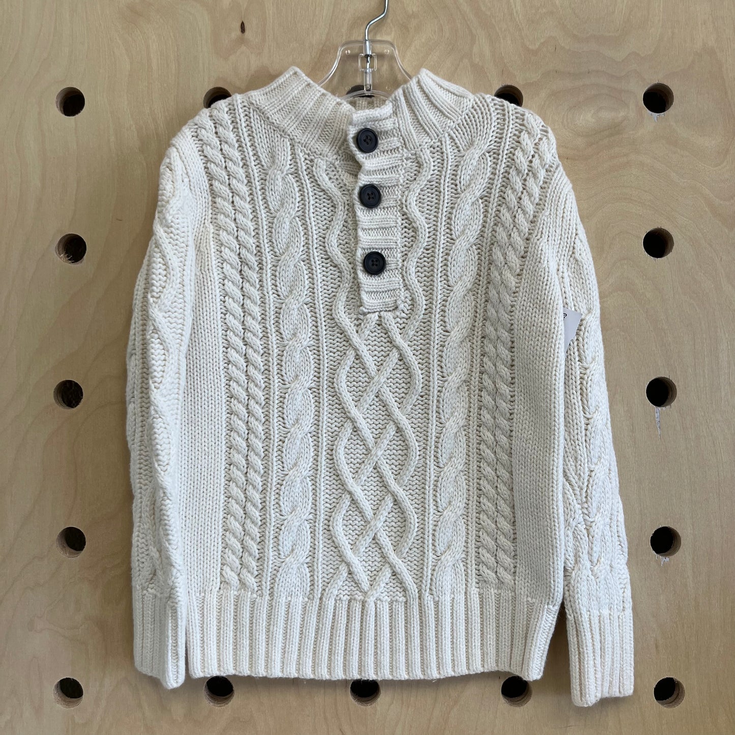 Cream Cable Knit Sweater