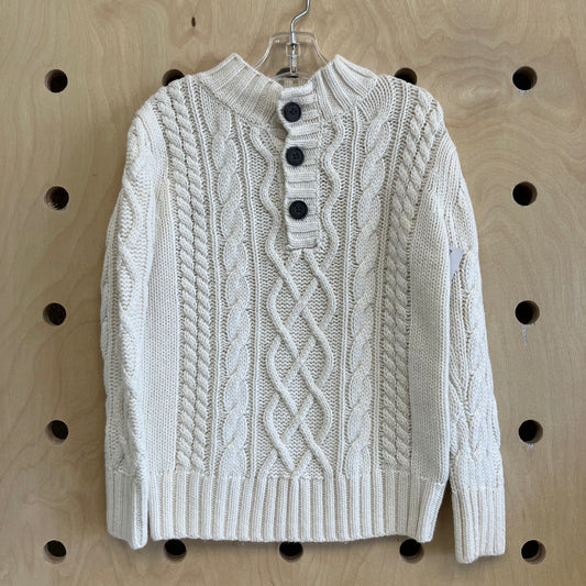 Cream Cable Knit Sweater