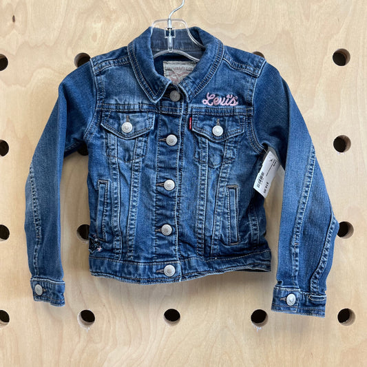 Denim Embroidered Jacket