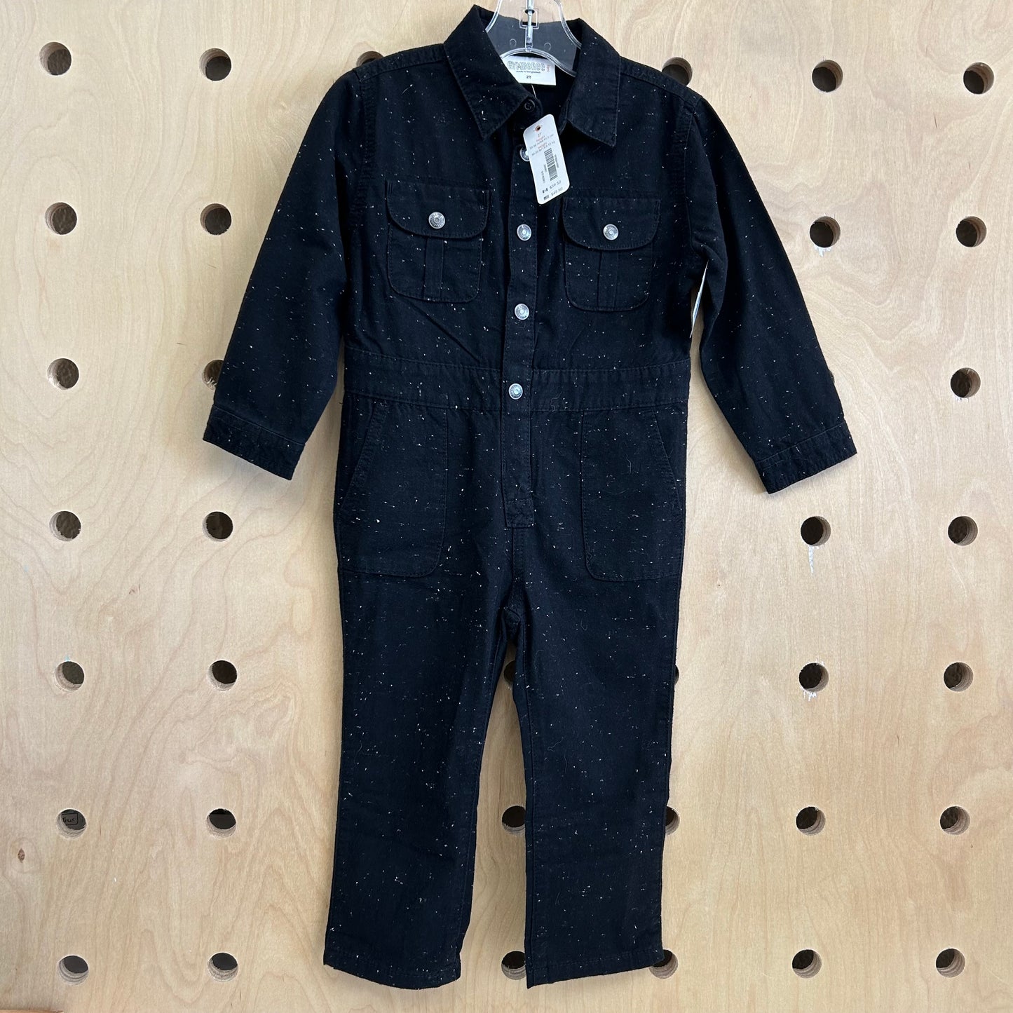 B+W Speckled Coveralls NEW!