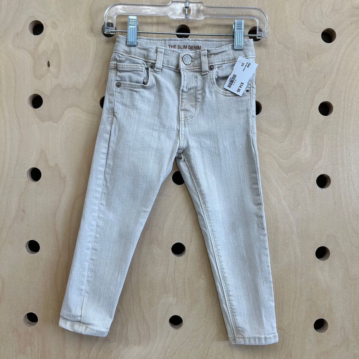 Tan Slim Denim