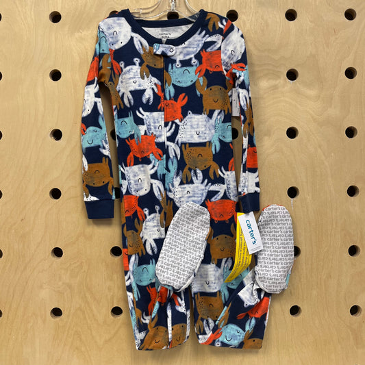 Crab Footie Pajamas NEW!!