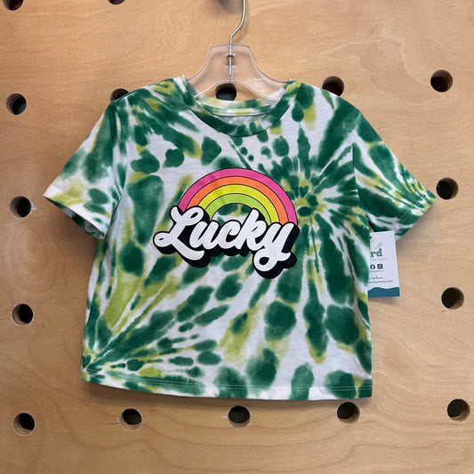 Tie Dye Lucky Crop Top