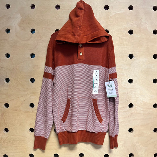 Brown Striped Pocket Hoodie NEW!