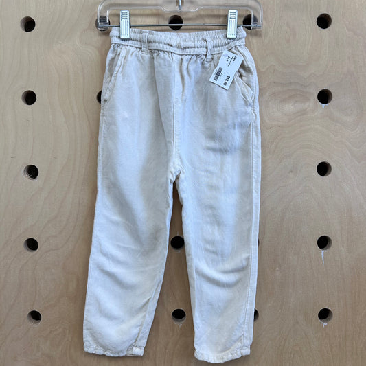 Cream Linen Pants