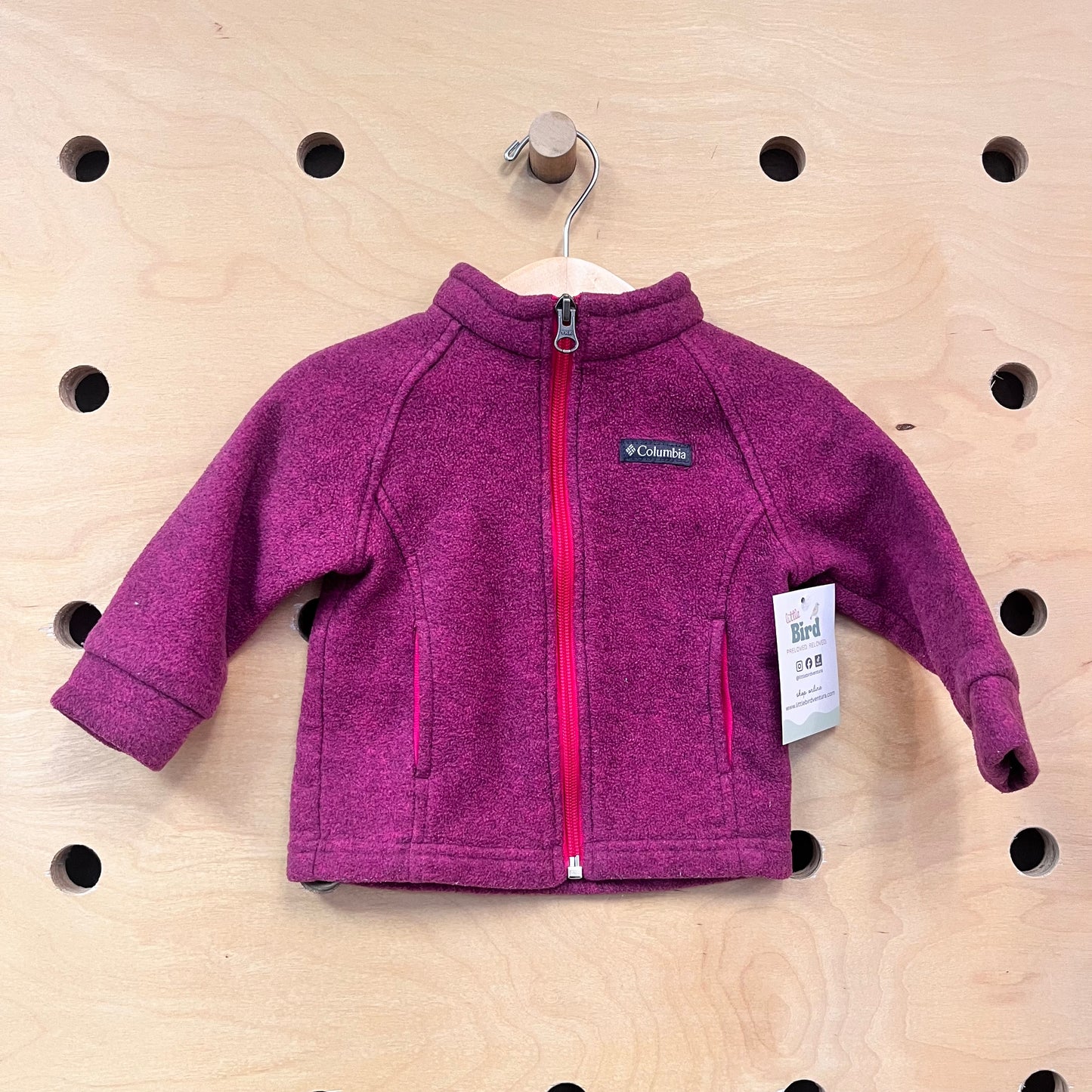 Magenta Fleece Jacket