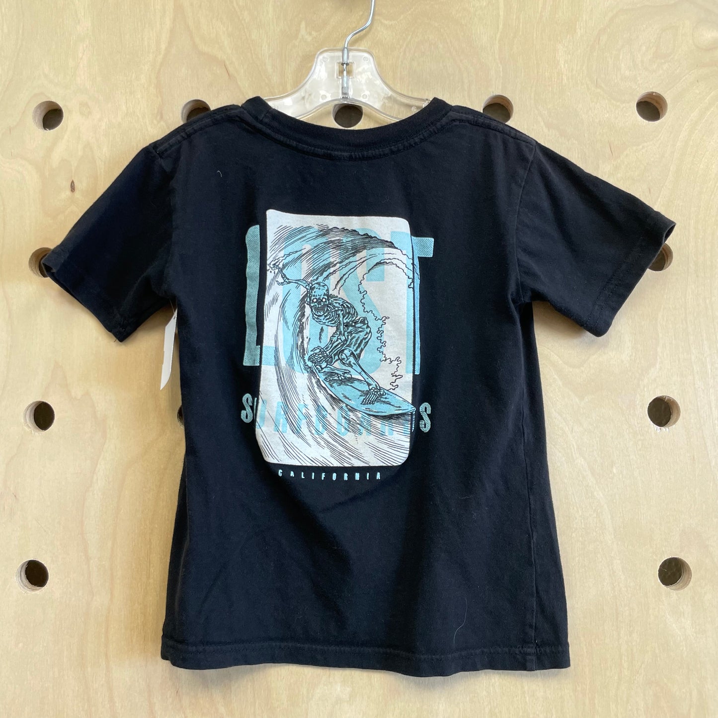 Black Surfing Skellie Tee